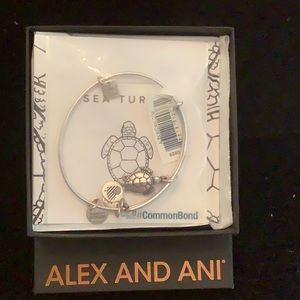 NWT Alex and Ani Sea Turtle Bracelet
